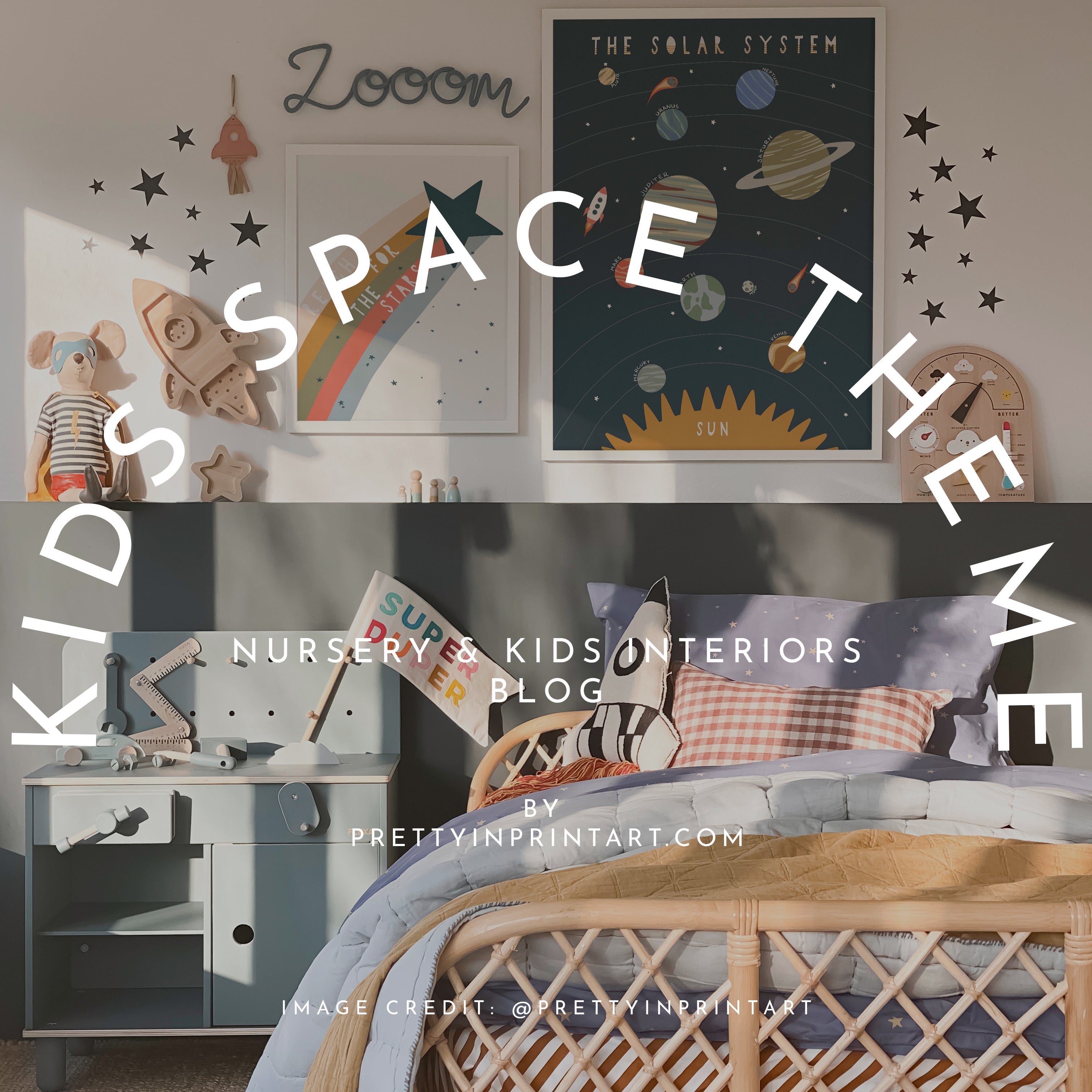Space Theme Room - Kids Decor