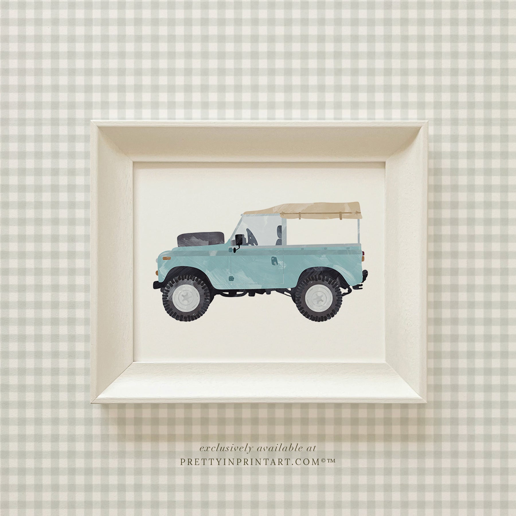 Cars; Vintage Nursery Art