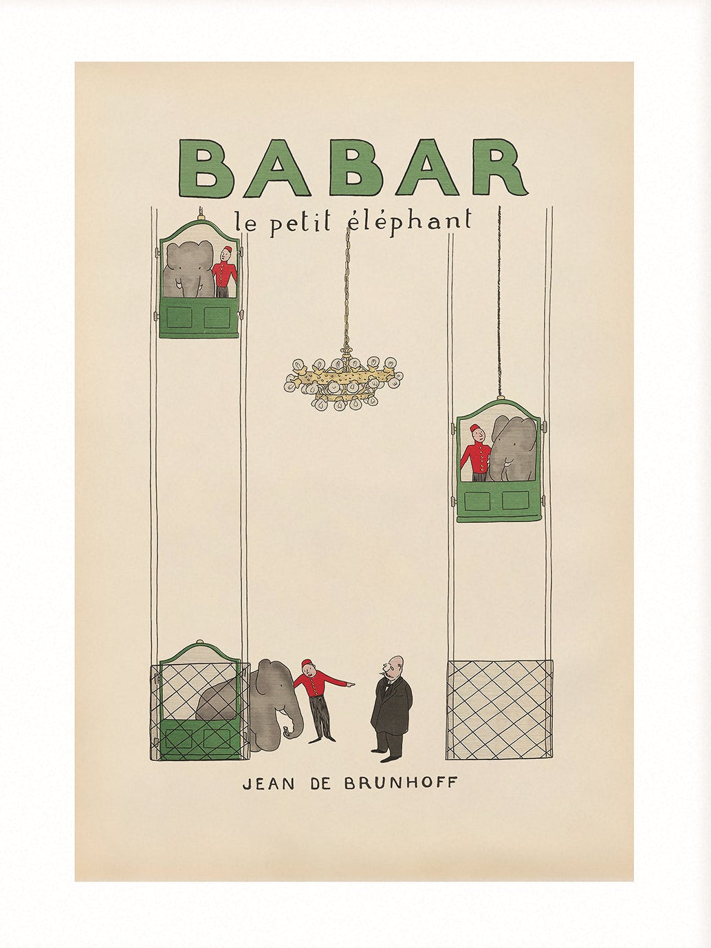 Babar Vintage Art 00104 | Unframed