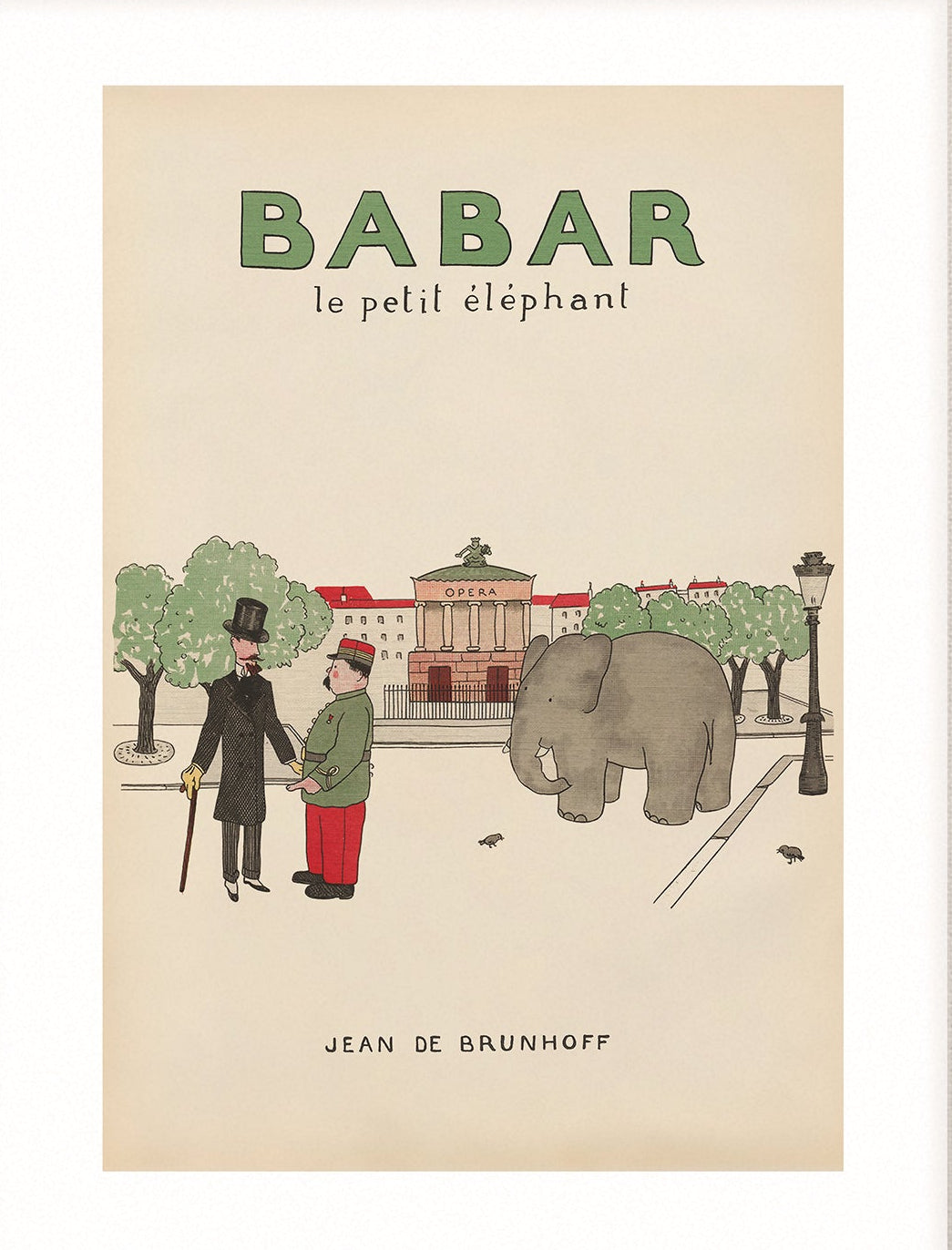 Babar Vintage Art 00105 | Unframed