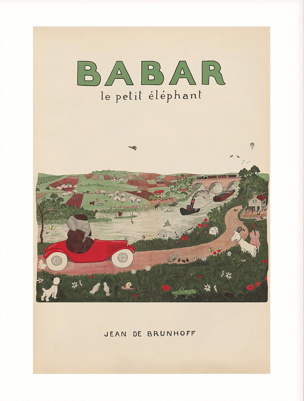 Babar Vintage Art 00106 | Unframed