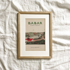 Babar Vintage Art 00106 | Framed & Mounted Print