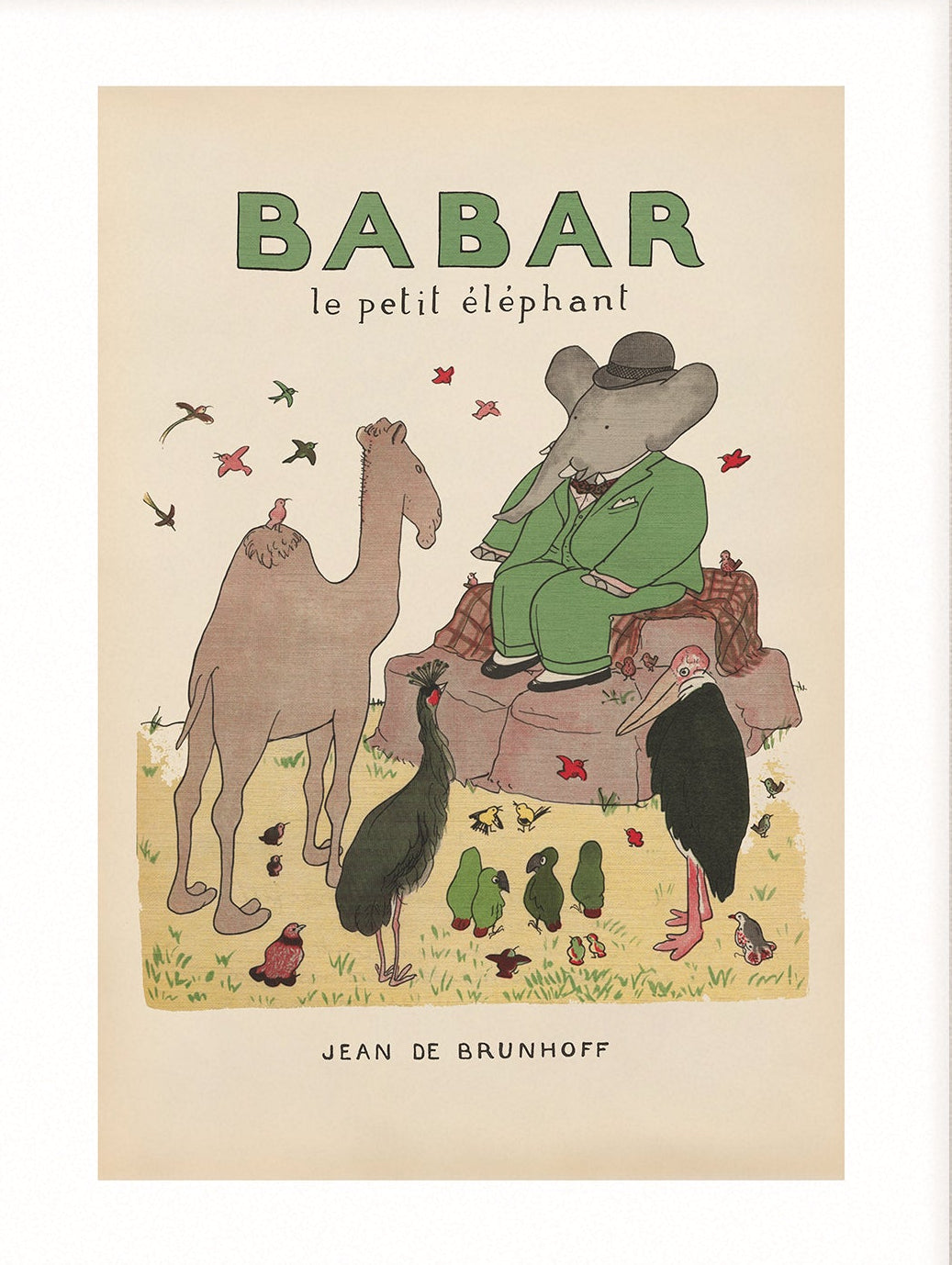 Babar Vintage Art 00108 | Unframed