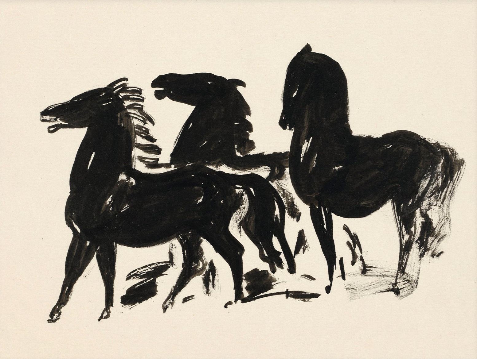 Vintage Horse Art 00635 | Unframed
