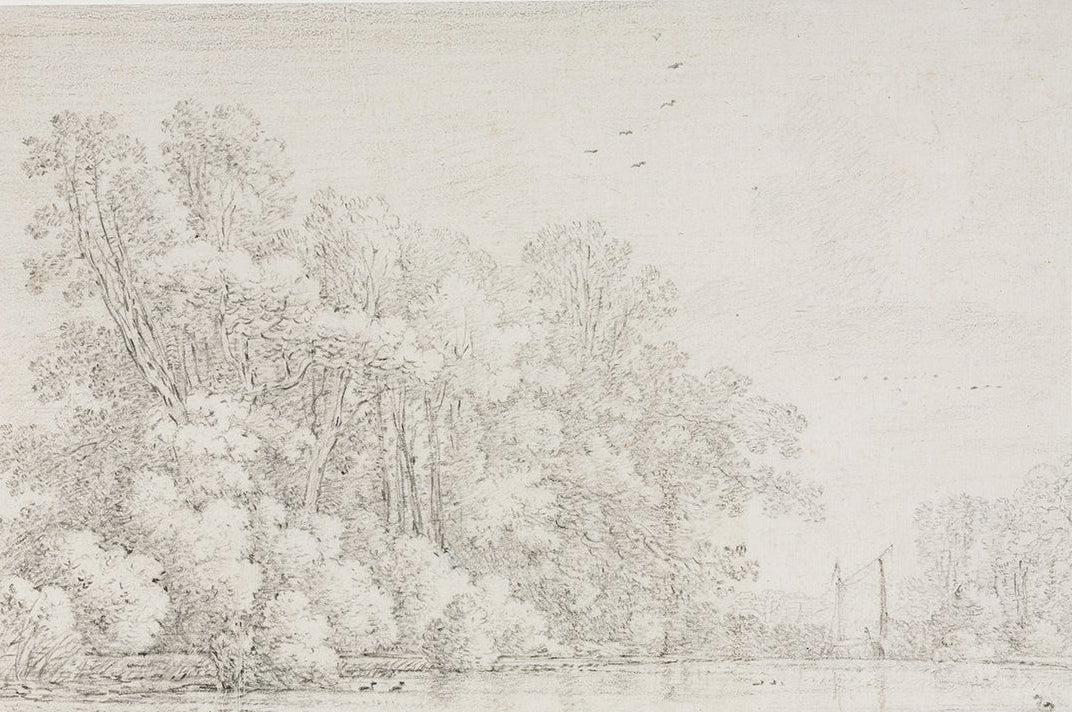 Pencil Sketch, Landscape 00730 | Unframed