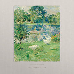 Geese by the Pond 00908 | Unframed