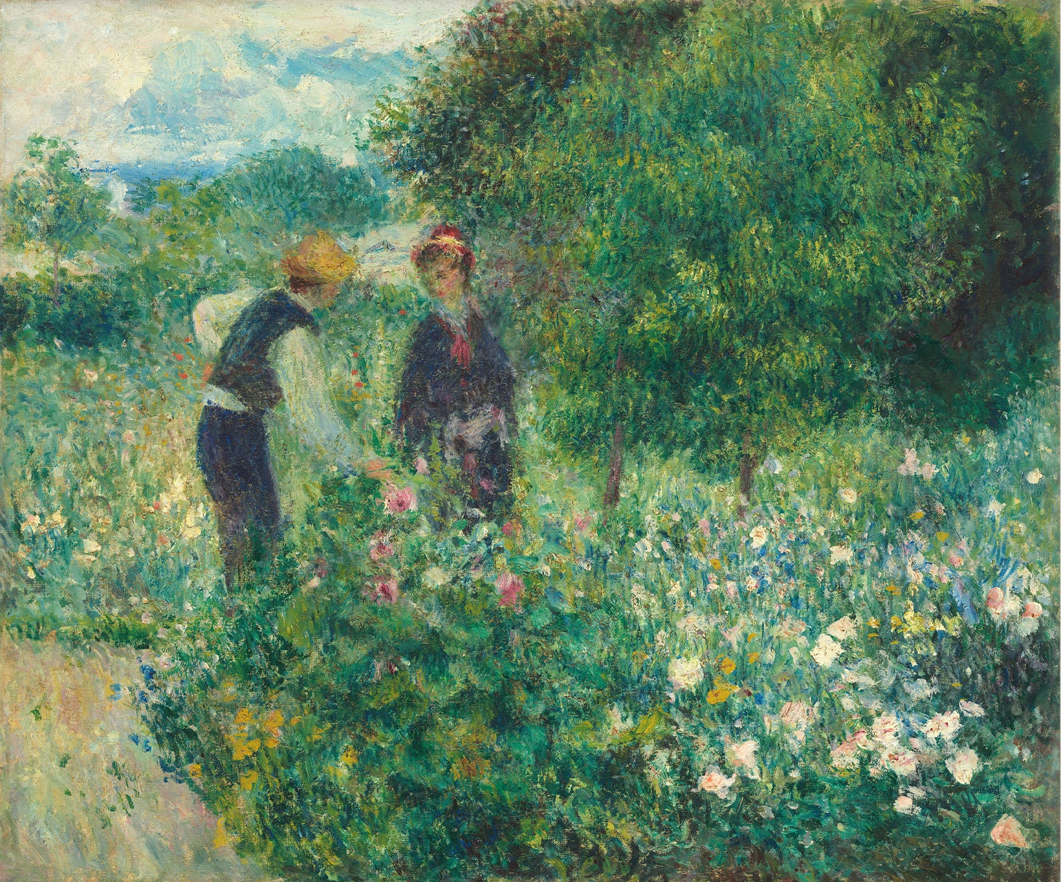 Picking Flowers 00915 | Unframed
