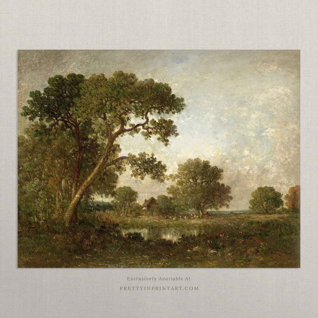 Vintage Landscape Art 00547 Unframed