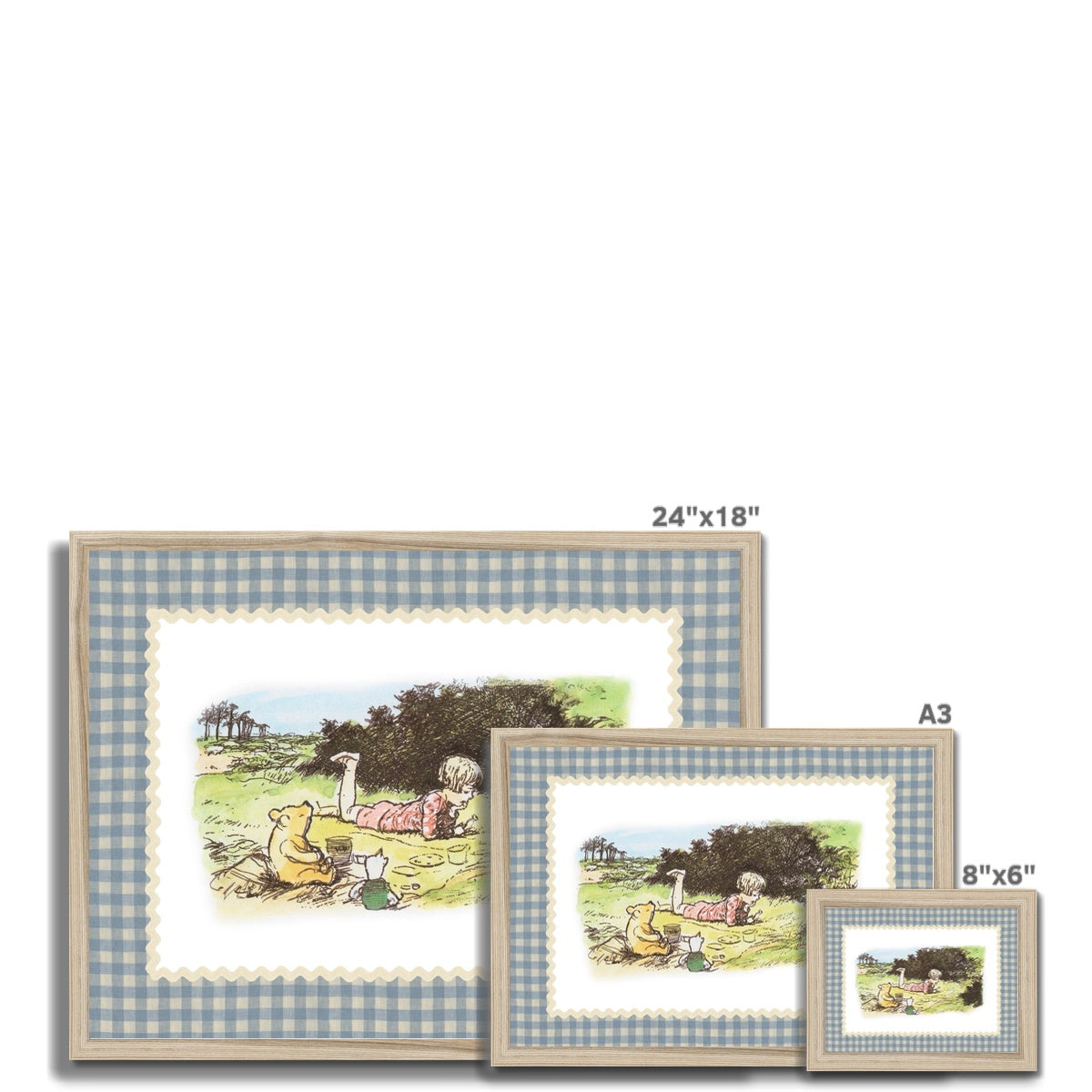 Winnie The Pooh Art Print 003 | Framed Print