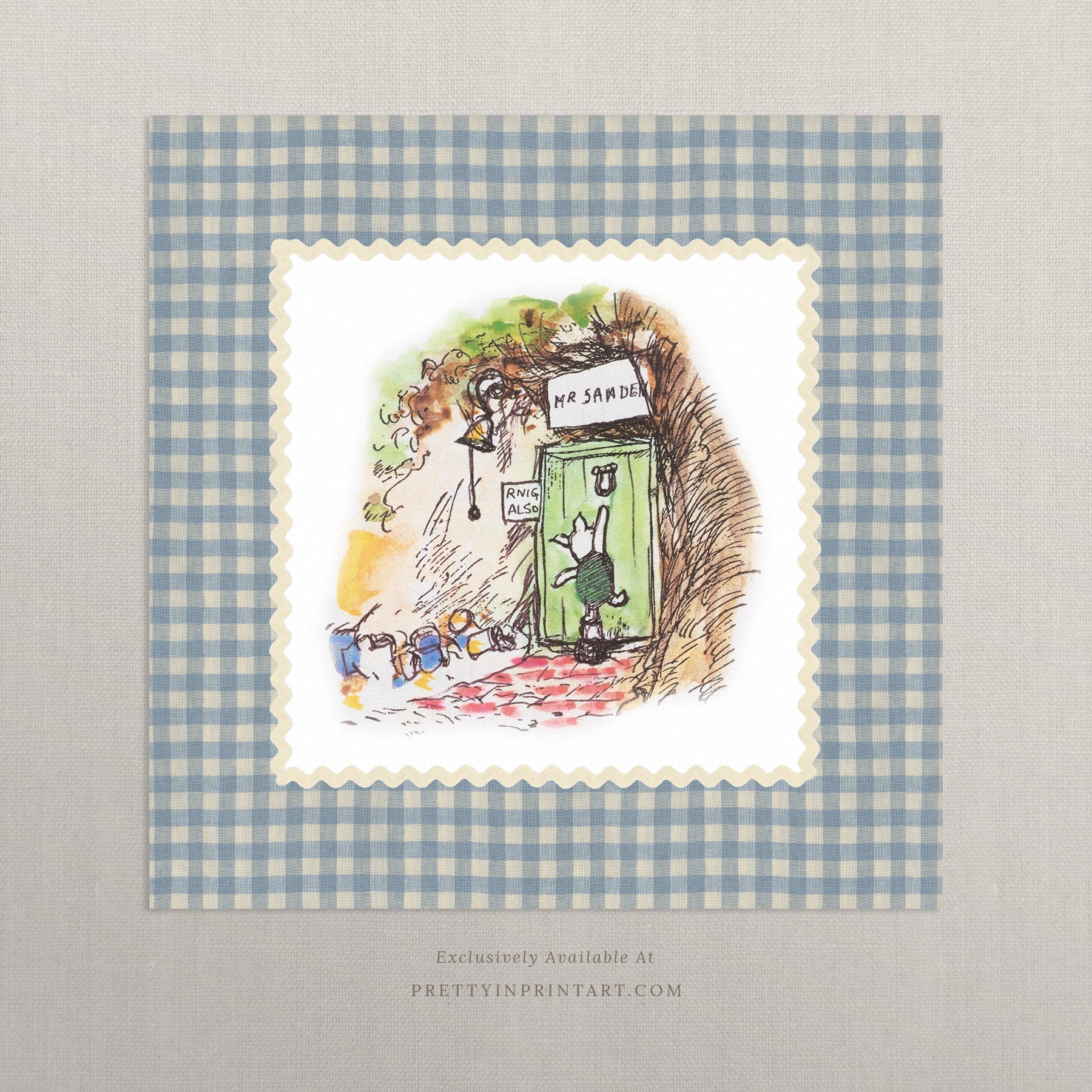 Winnie The Pooh Art Print 005 | Unframed