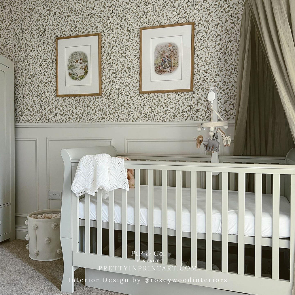 Jemima puddle duck cot bedding top