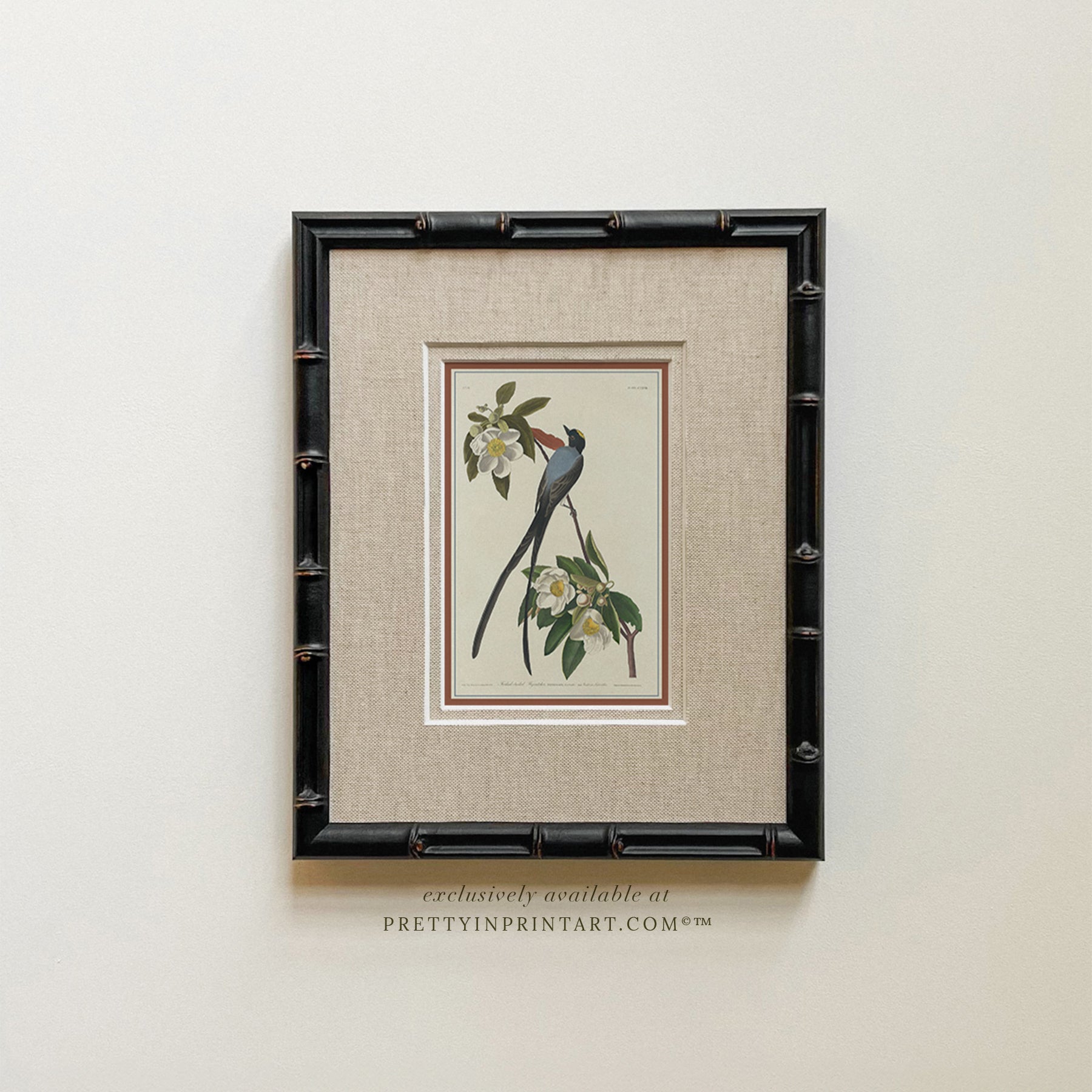 Bamboo Picture Frame, Vintage Style | 269