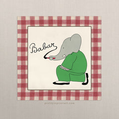 Babar Nursery Art 008 | Unframed