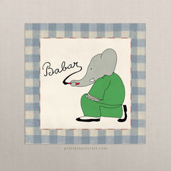 Babar Nursery Art 007 | Unframed