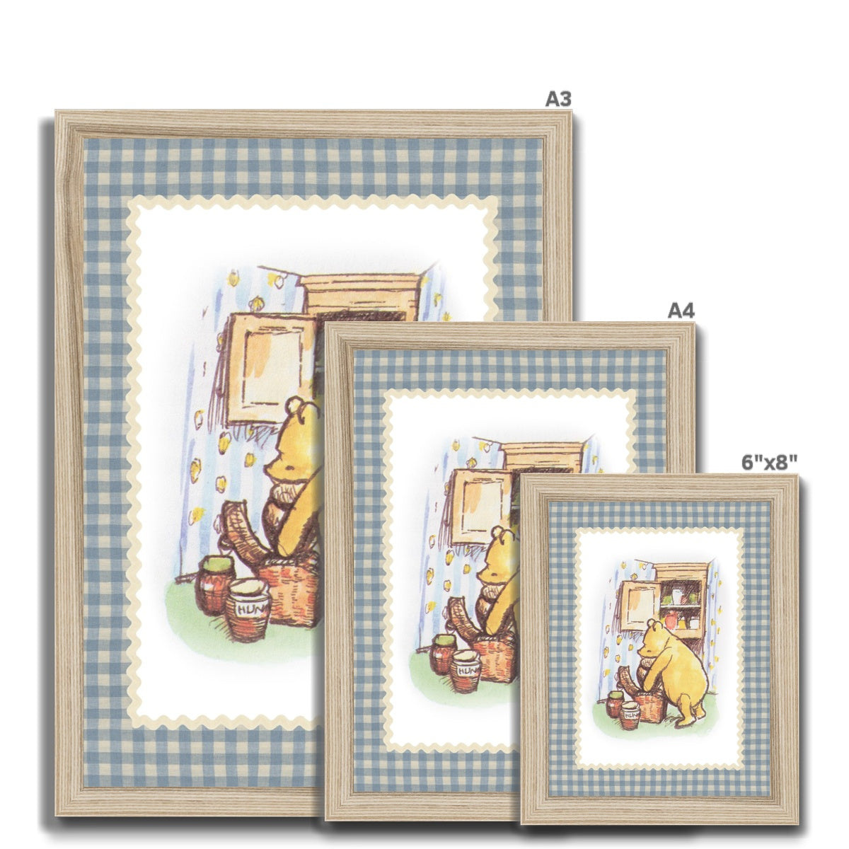 Winnie The Pooh Art Print 009 |  Framed Print