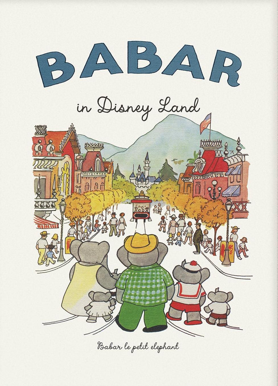 Babar Nursery Art Print - Disneyland | Unframed