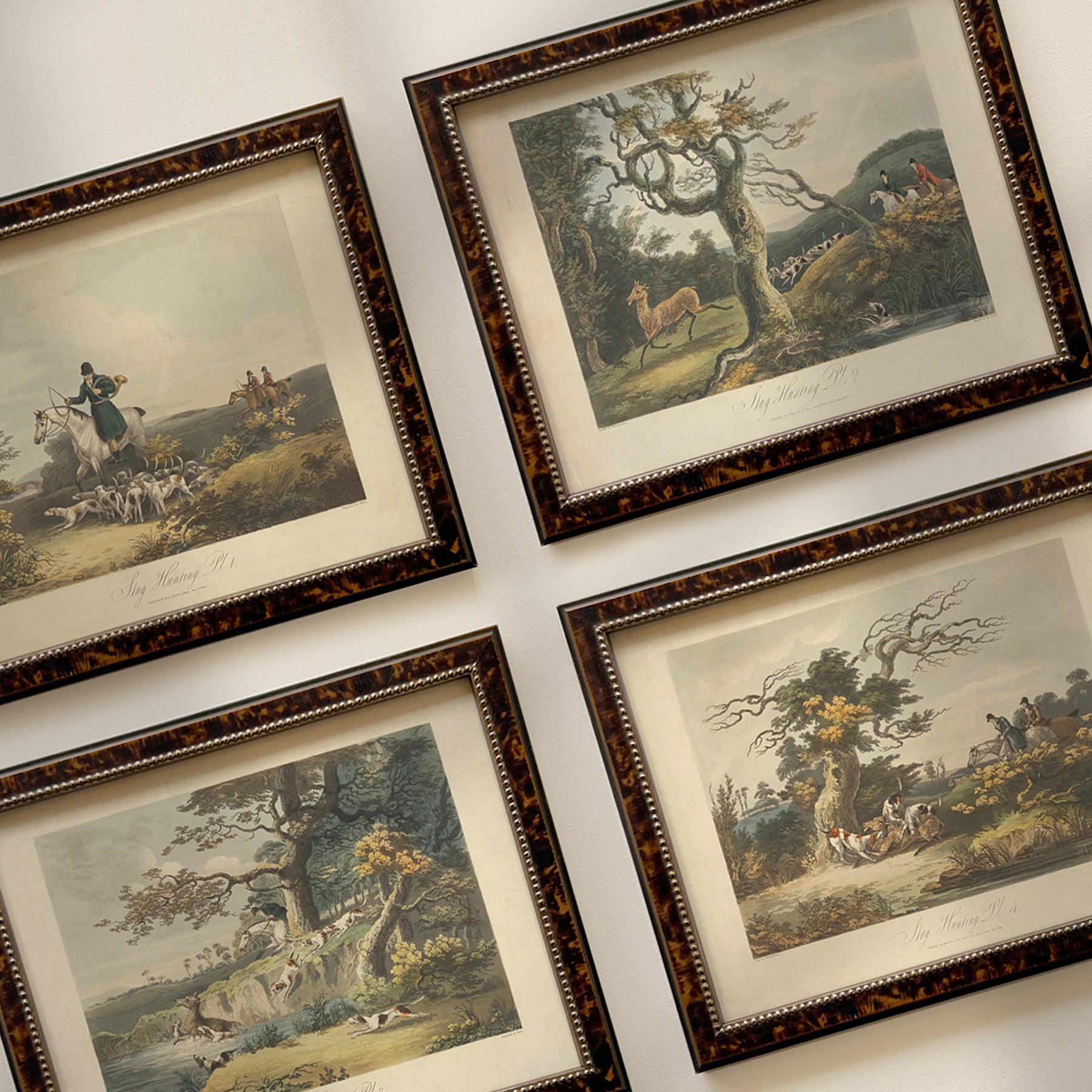 unframed-vintage-hunting-scene-print-antique-style-wall-art