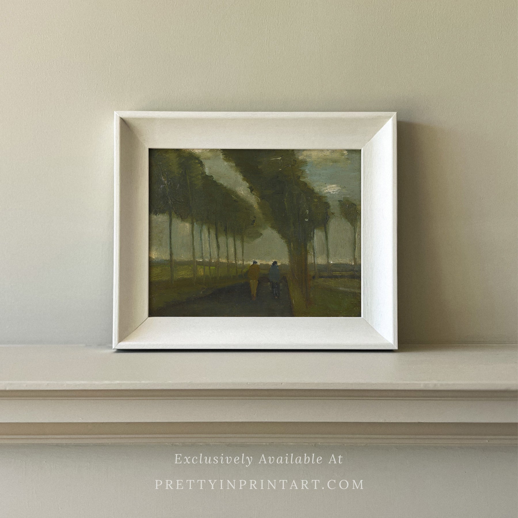 Vintage Impressionist Landscape Art Print 00635 | Unframed