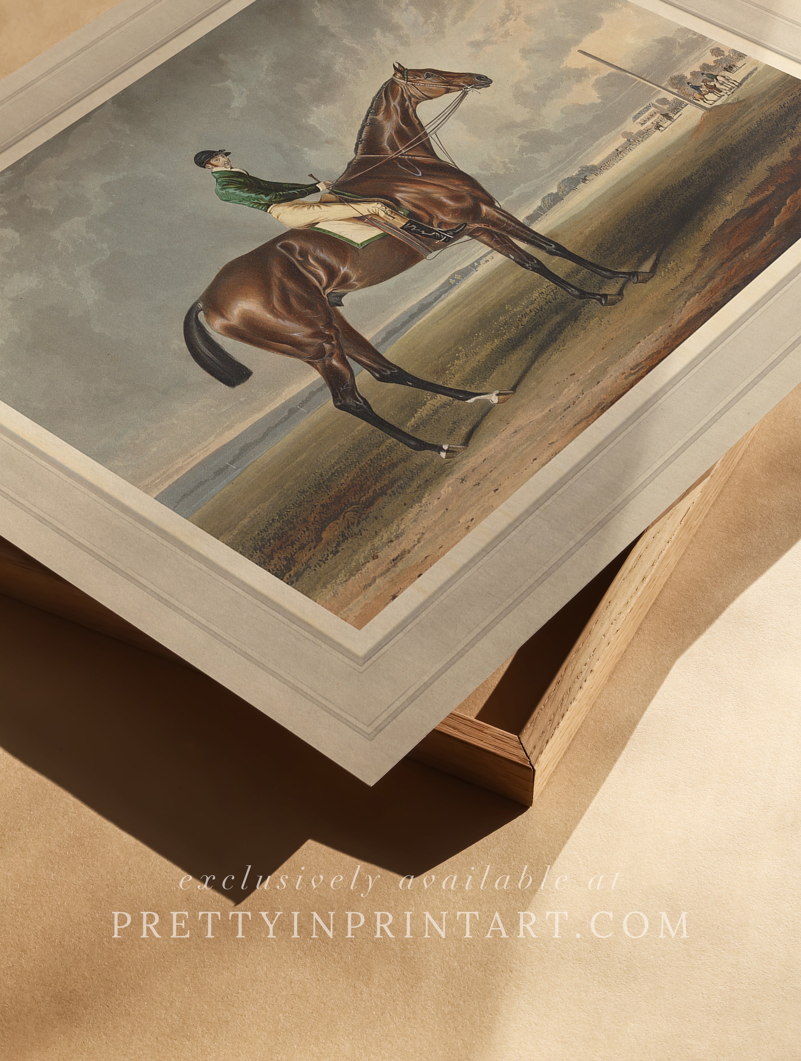 unframed-vintage-horse-racing-art-print-antique-thoroughbred-equestrian-wall-decor-for-rustic-study-lodge-or-heritage-style-home-giclee-print
