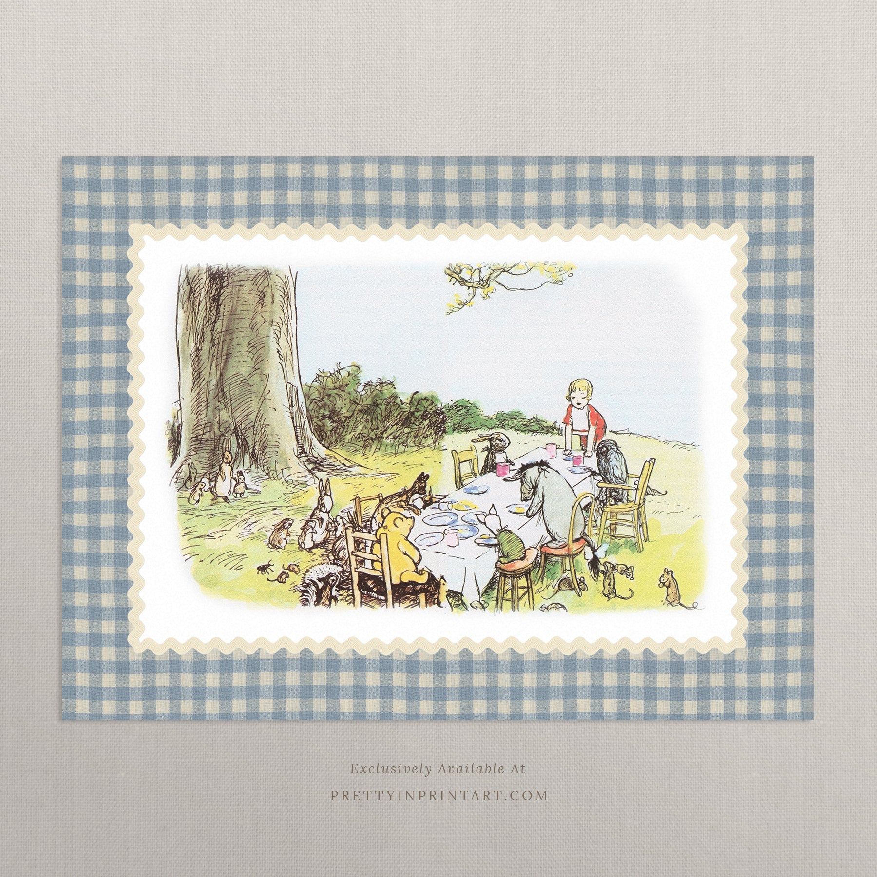 Winnie The Pooh Art Print 002 | Unframed