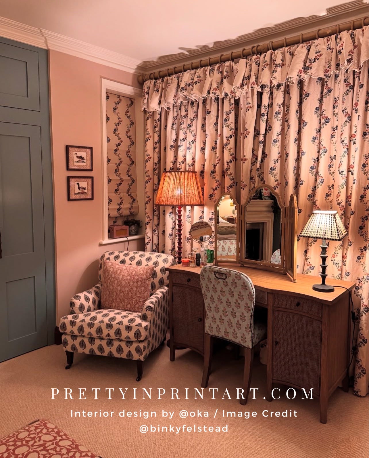 Set of Two Vintage Ducks, Framed 003 (BRN-TOR-2124)