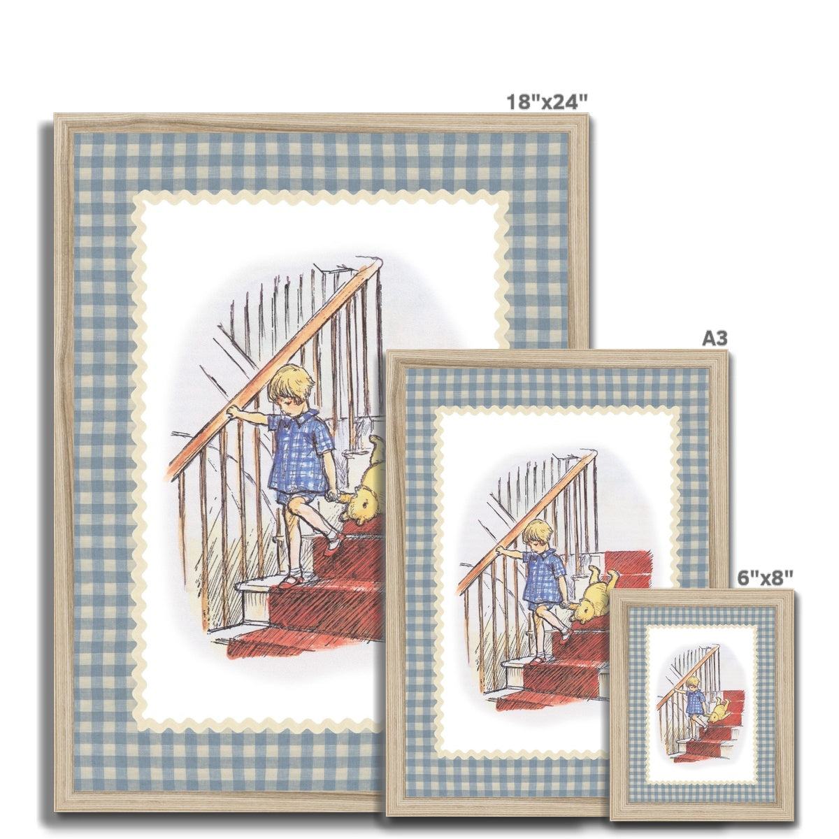 Winnie The Pooh Art Print 010 | Framed Print