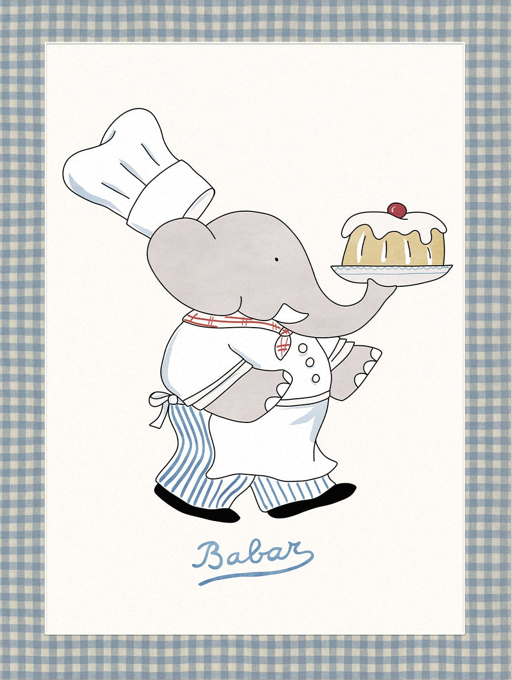 Babar Nursery Art - Chef | Unframed
