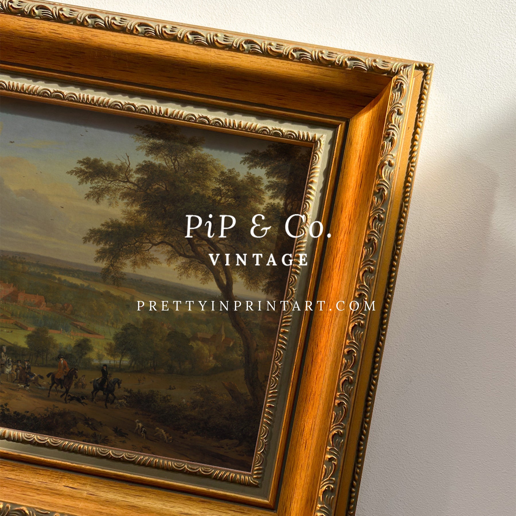 Framed Landscape Art (5094 + GLD-ORNATE-63002)