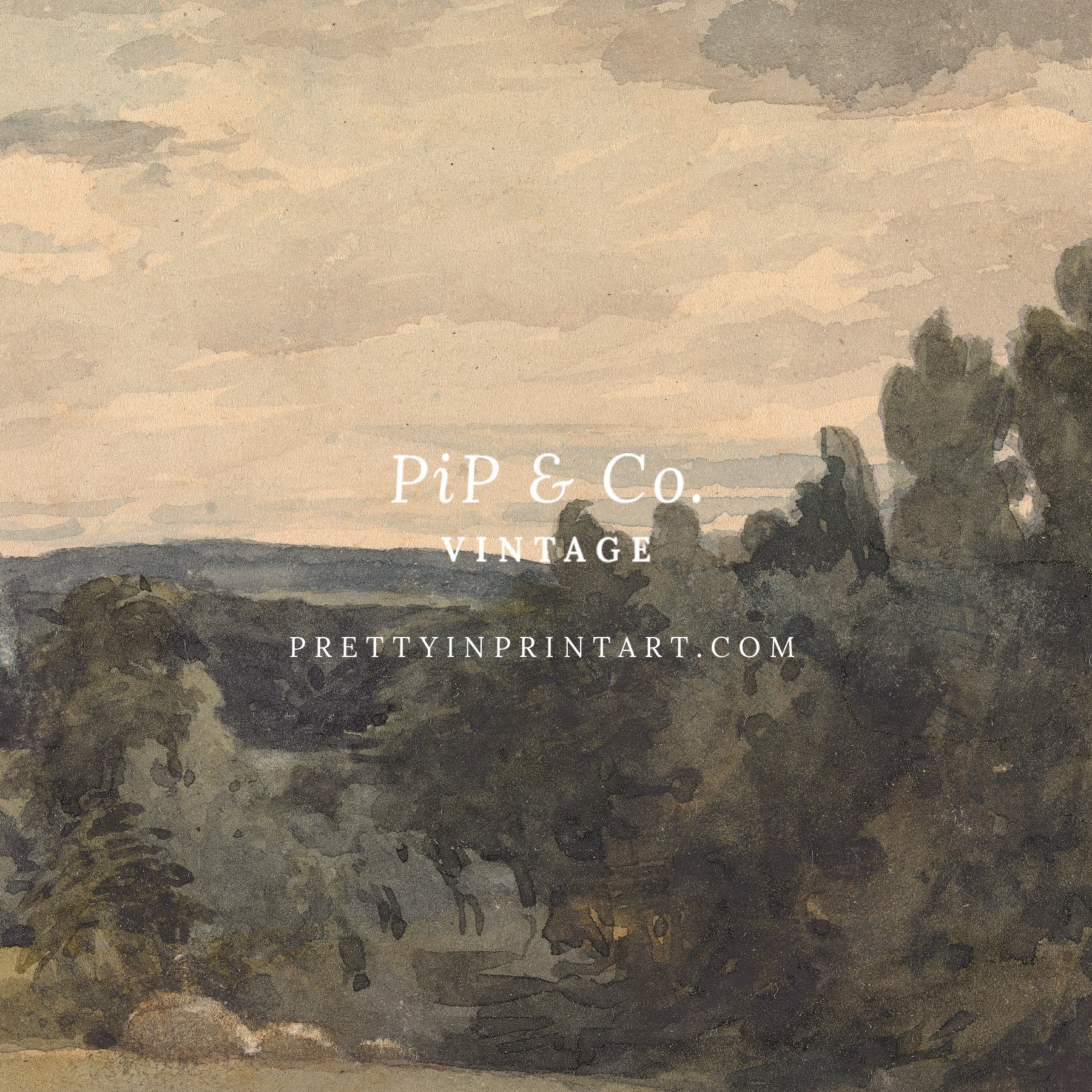 Set of Framed Landscape Art (00520 + 00521) | Framed