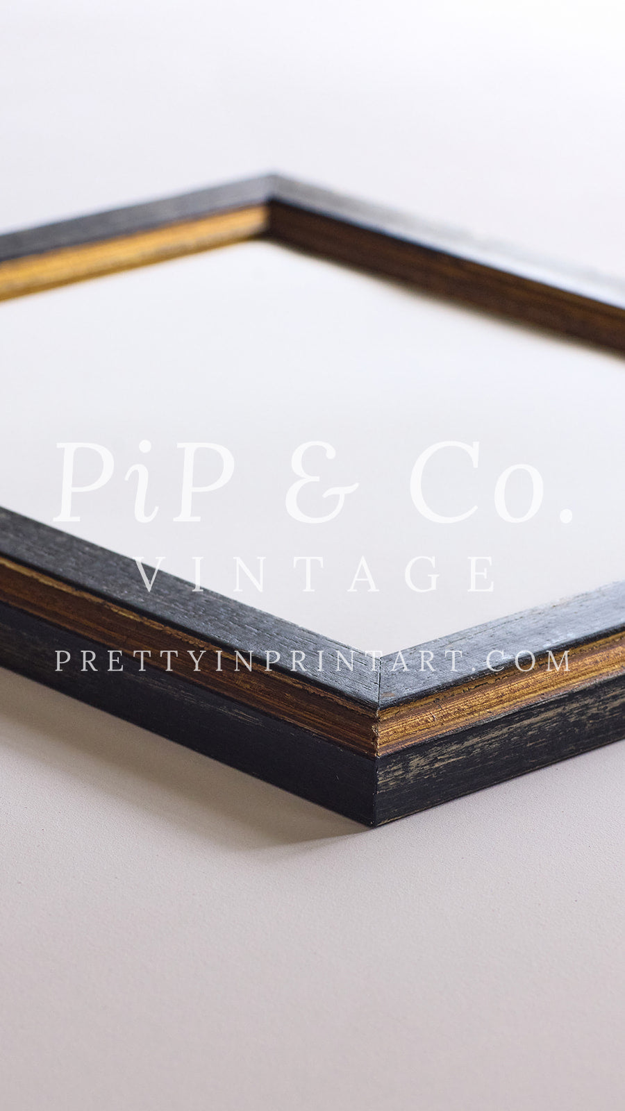 Antique Style Black & Gold Picture Frame | 476