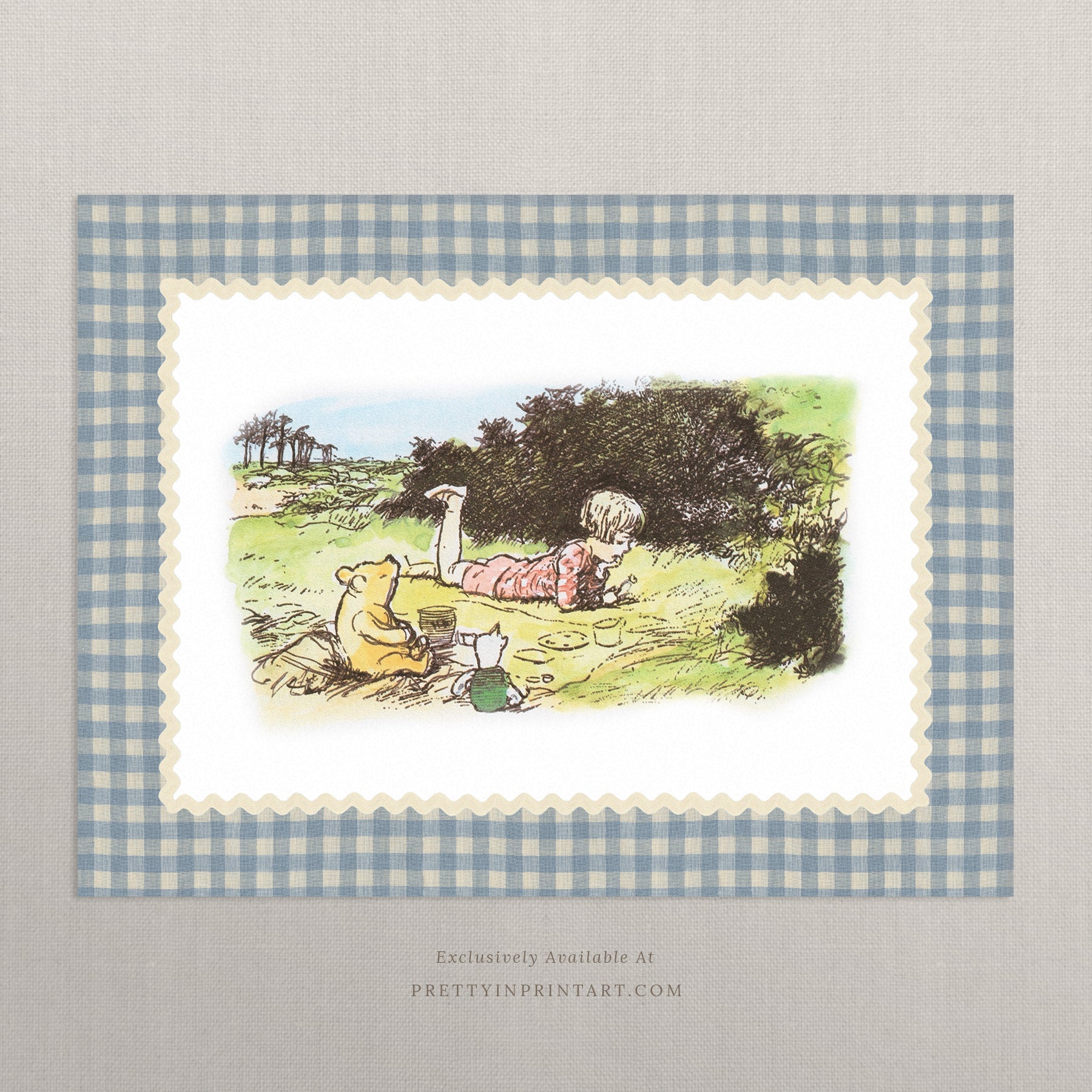 Winnie The Pooh Art Print 003 | Unframed