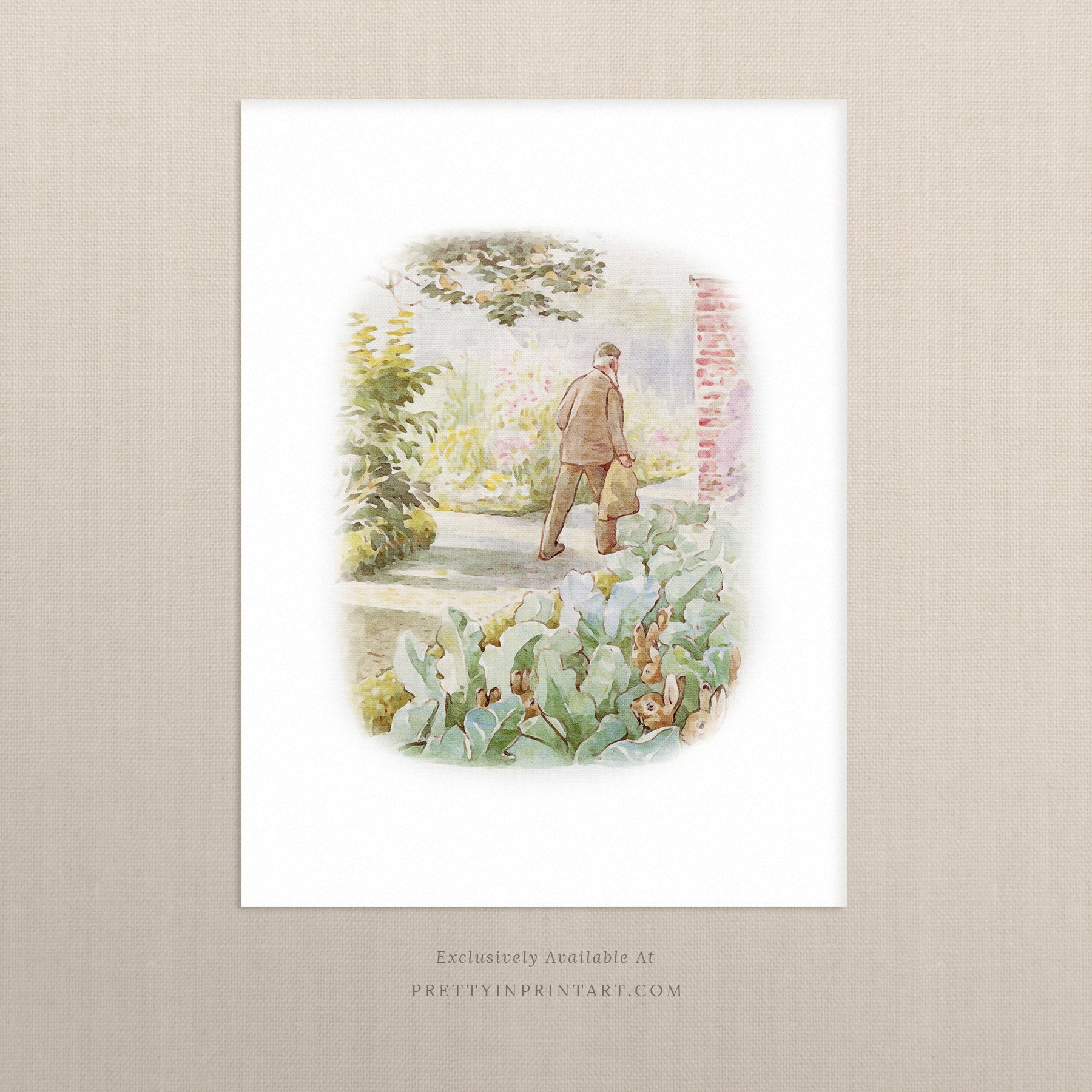 Beatrix Potter Nursery Art | Unframed