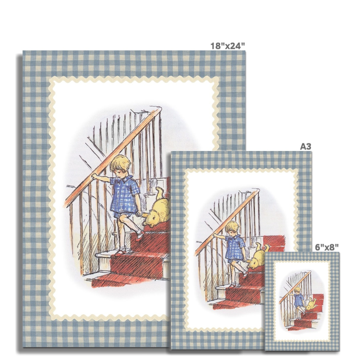 Winnie The Pooh Art Print 010 | Unframed