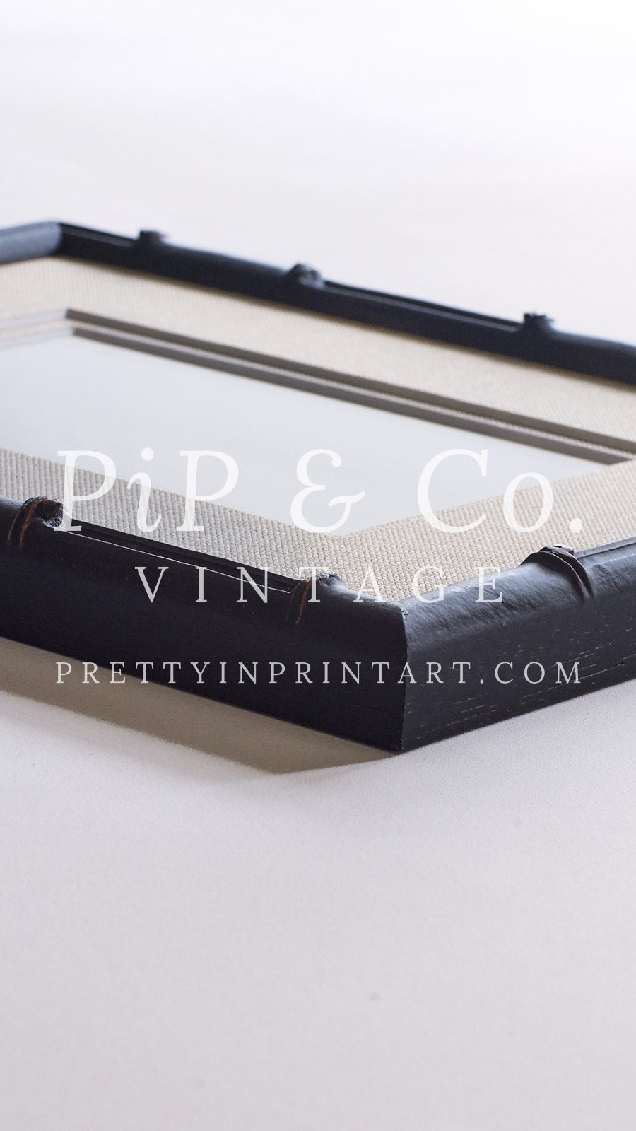Bamboo Picture Frame, Vintage Style | 269