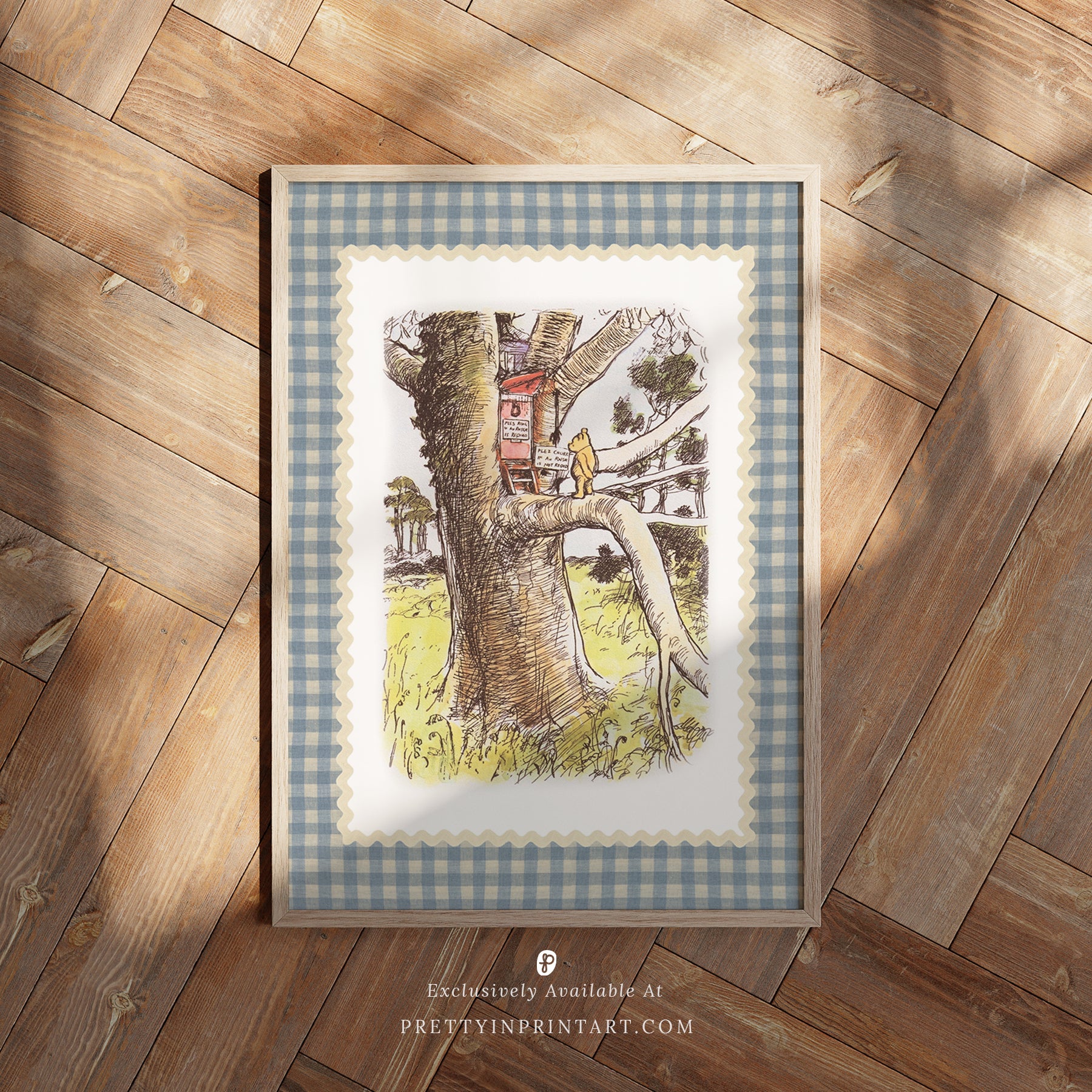 Winnie The Pooh Art Print 007 | Framed Print