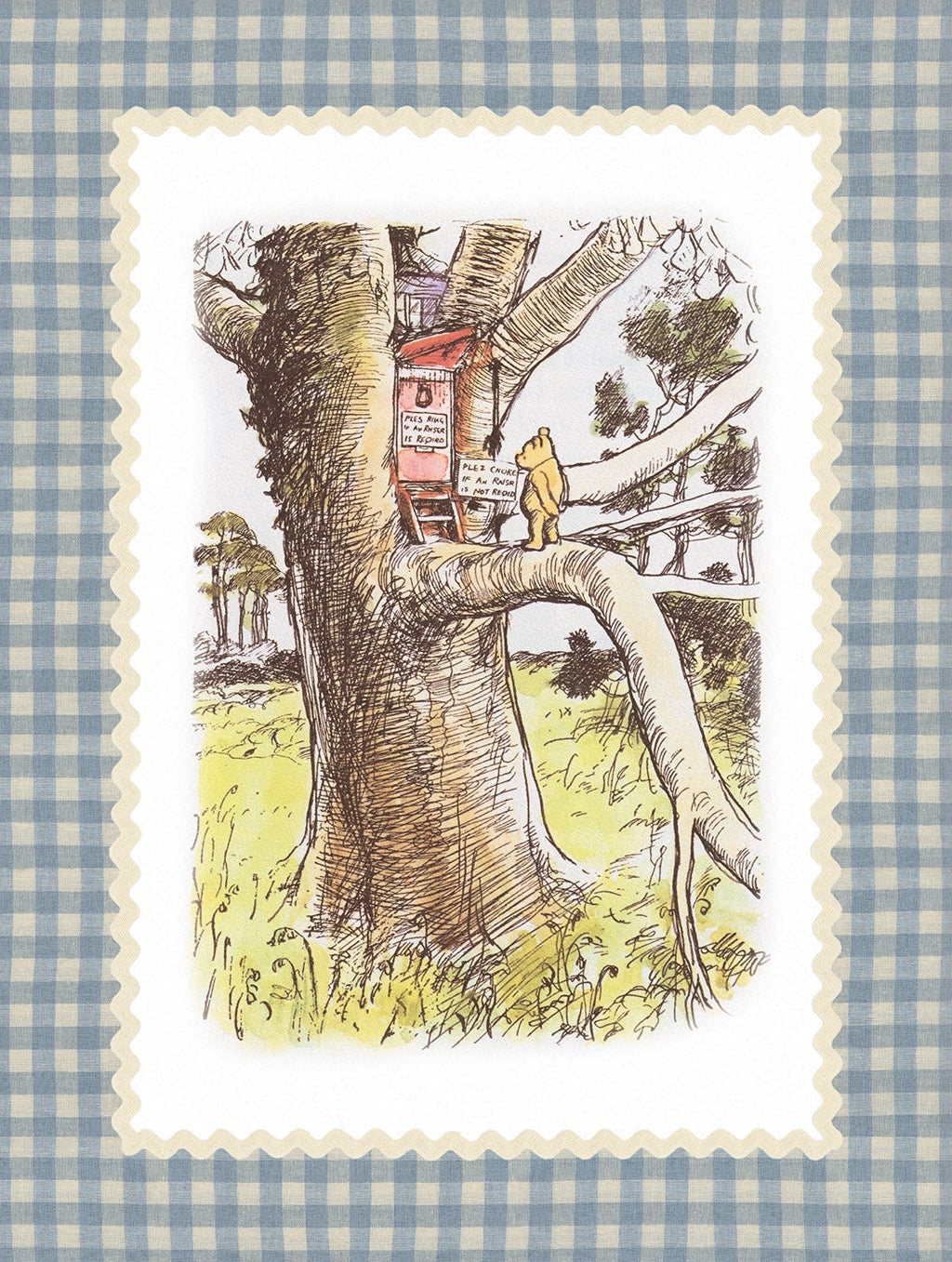 Winnie The Pooh Art Print 007 | Unframed