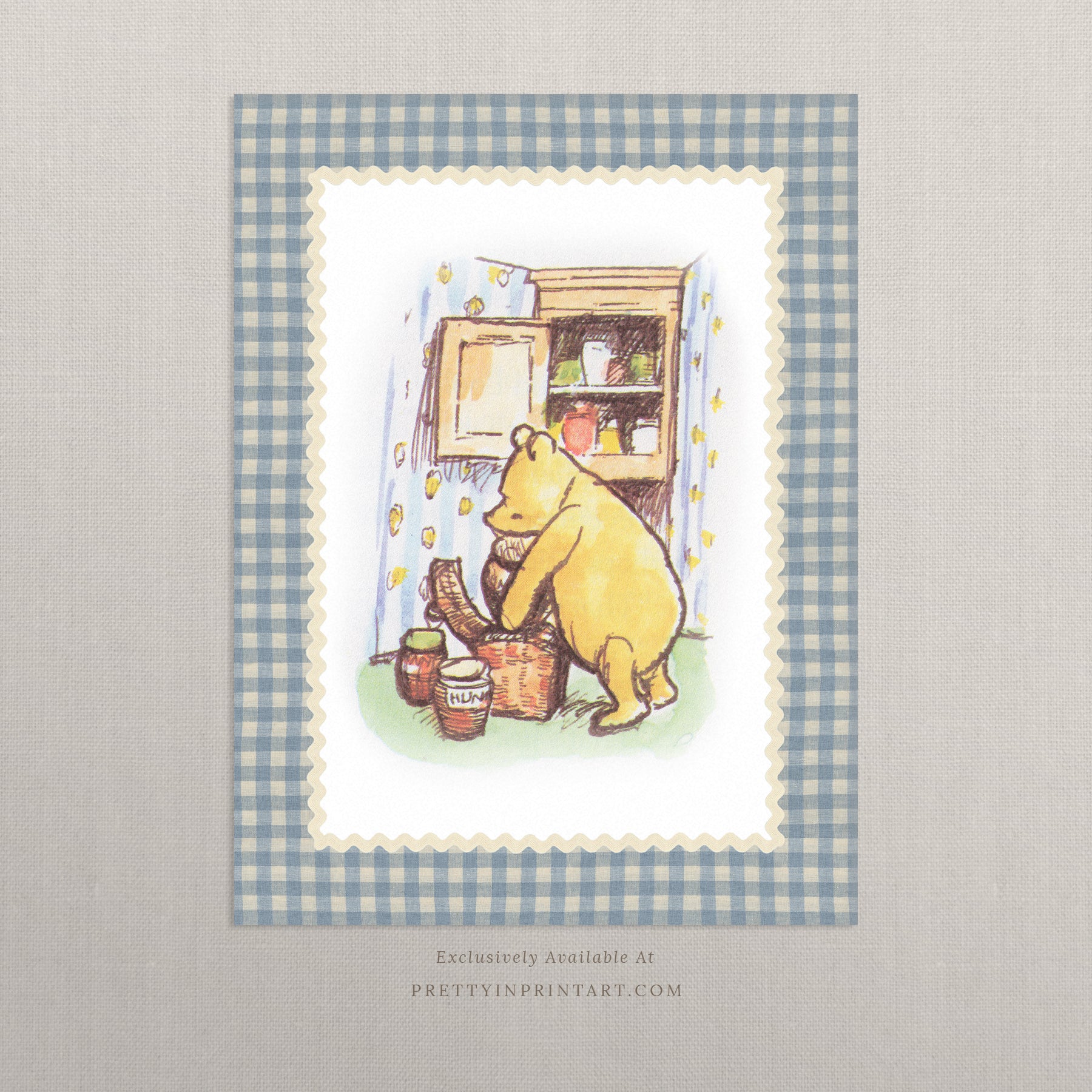 Winnie The Pooh Art Print 009 | Unframed