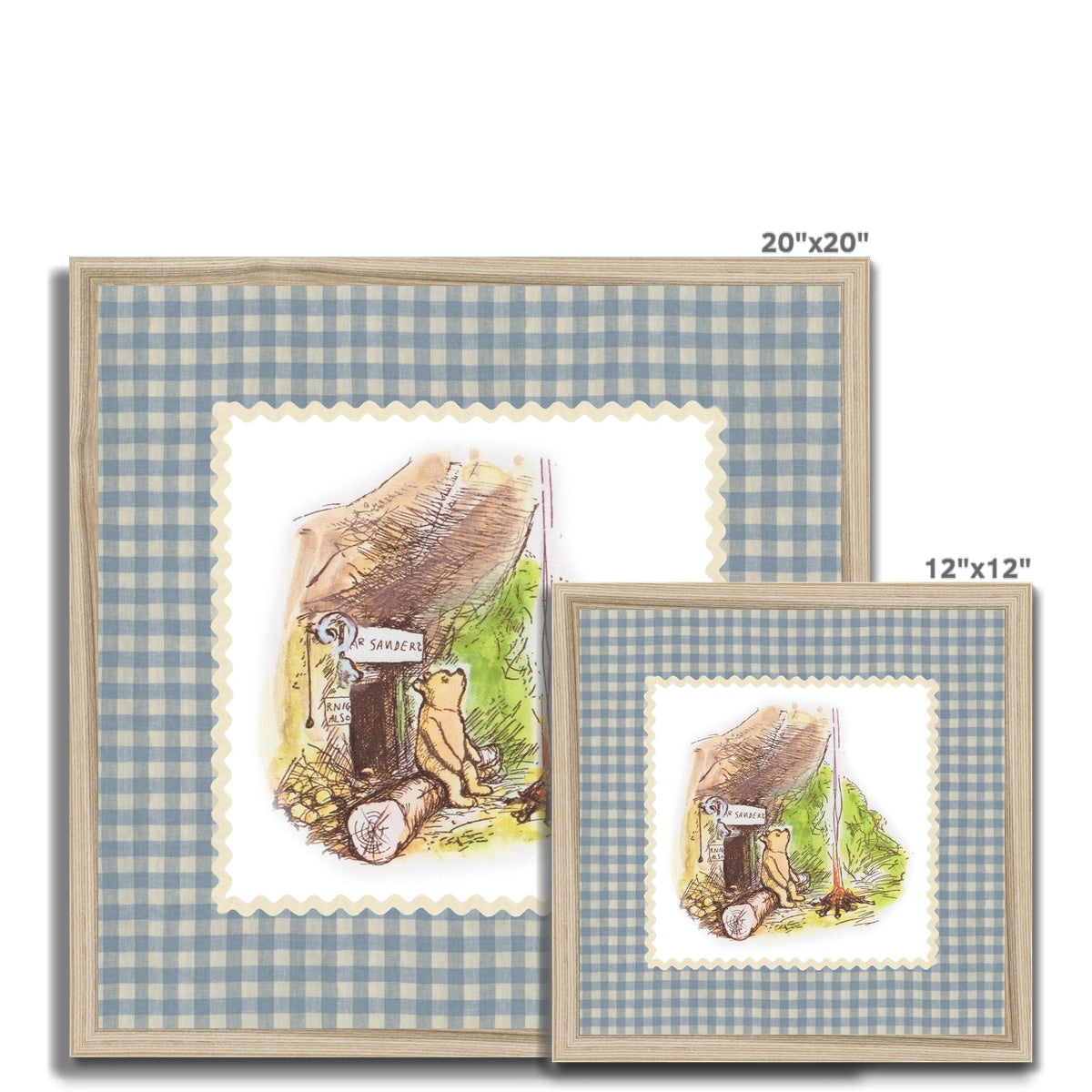 Winnie The Pooh Art Print 004 | Framed Print