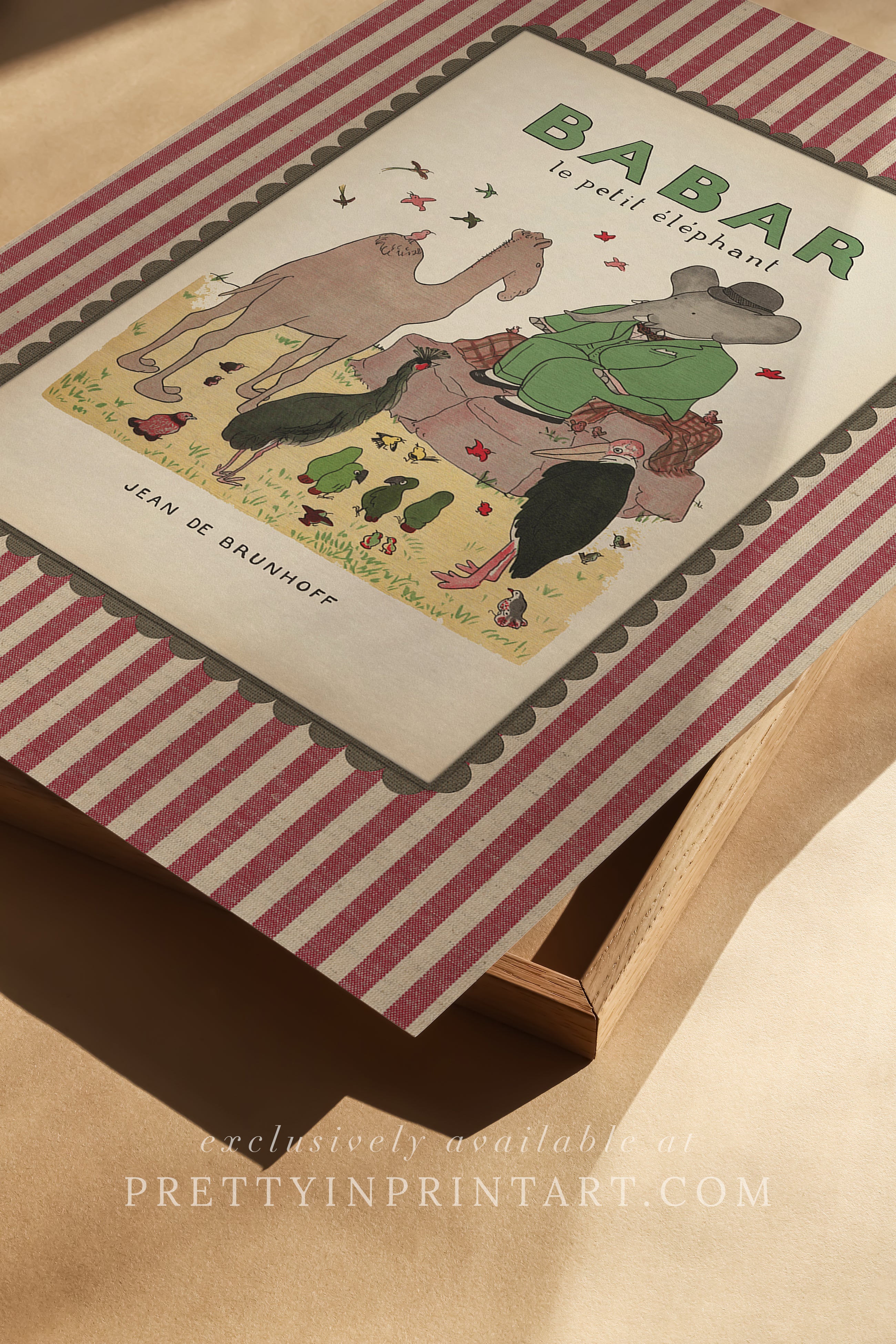 Babar Nursery Art 00108 | Framed Print