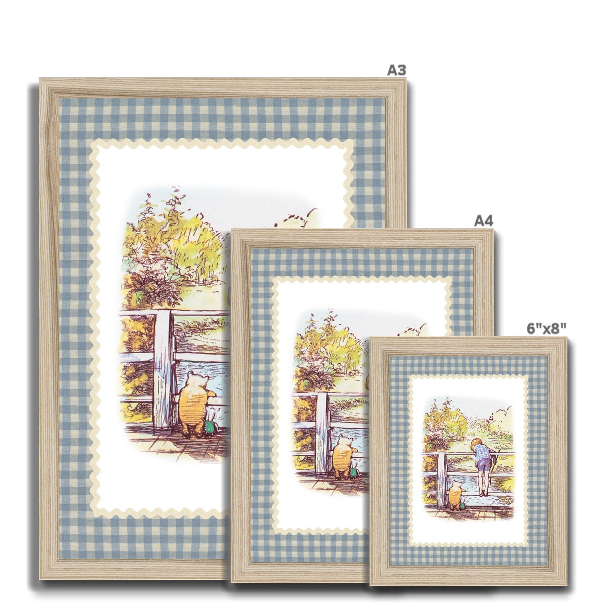 Winnie The Pooh Art Print 011 | Framed Print