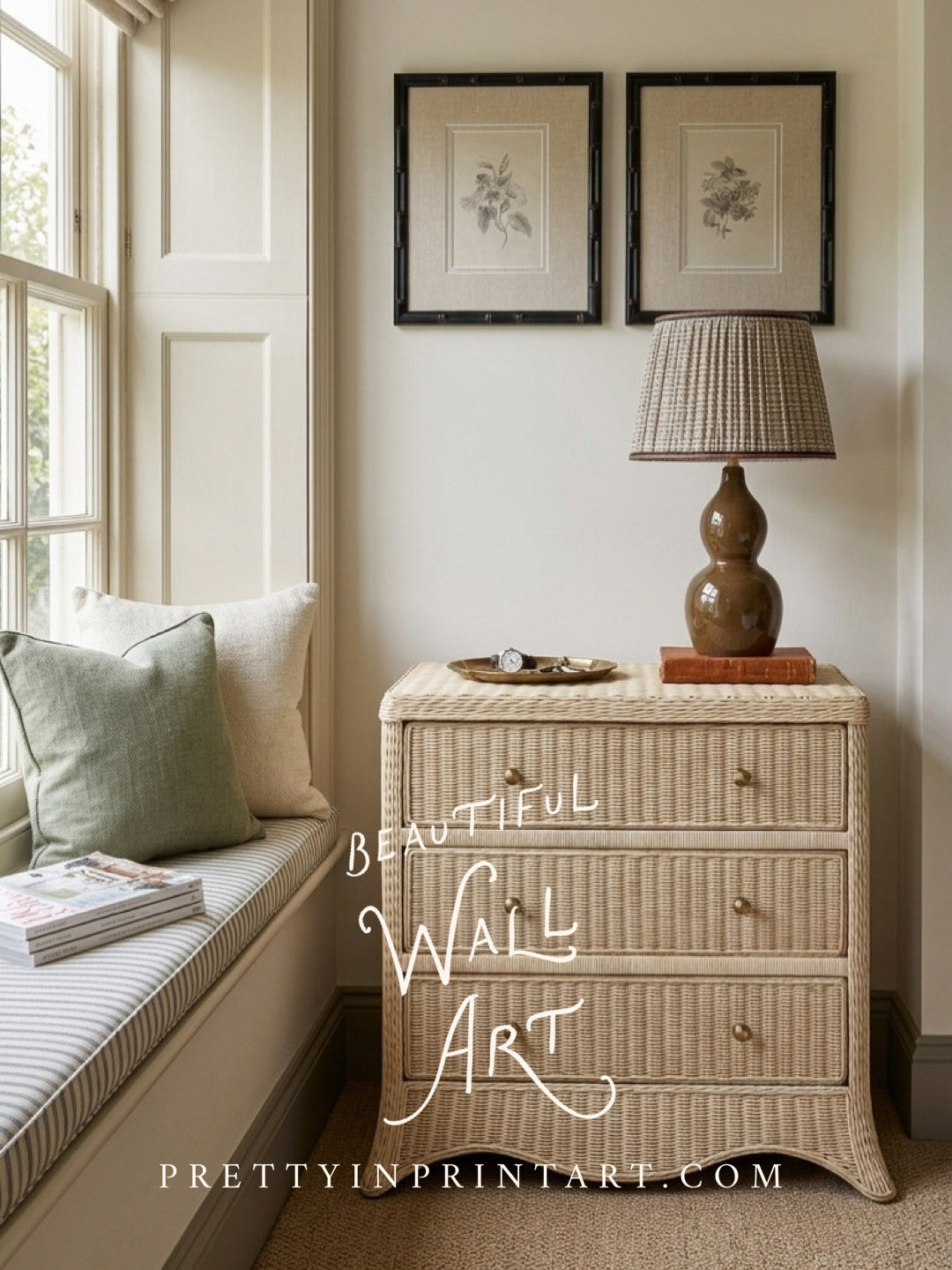 Vintage Flower Art 002 | Unframed