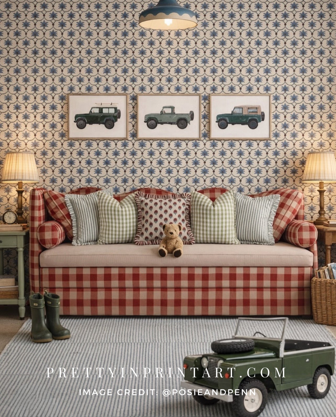 4x4 Land Rover - Green Defender | Framed Print