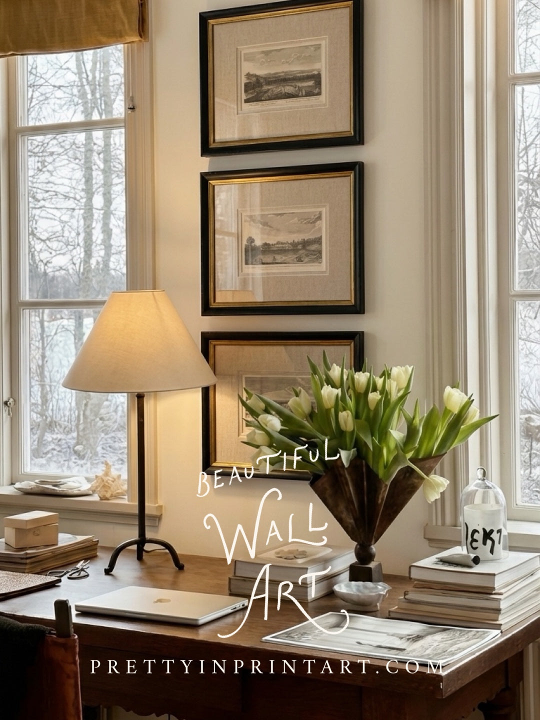 Framed Vintage Landscape Etching | Greenwich Park 2001