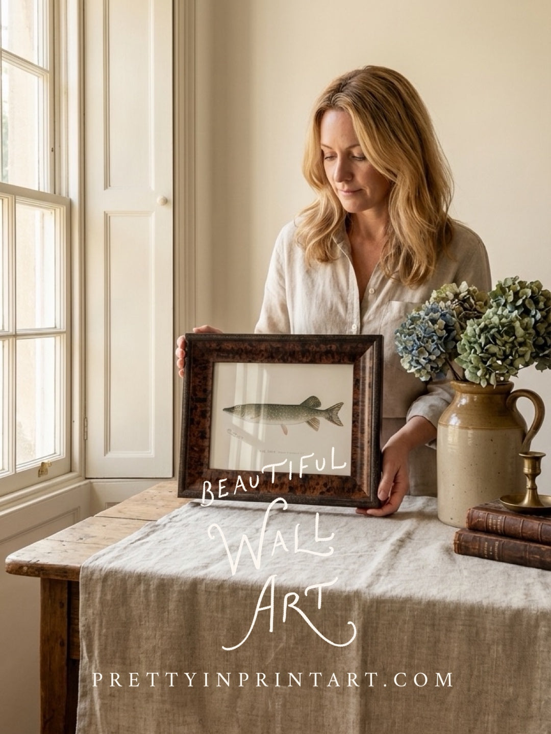 The Pike, Antique Fish Art | Unframed Print