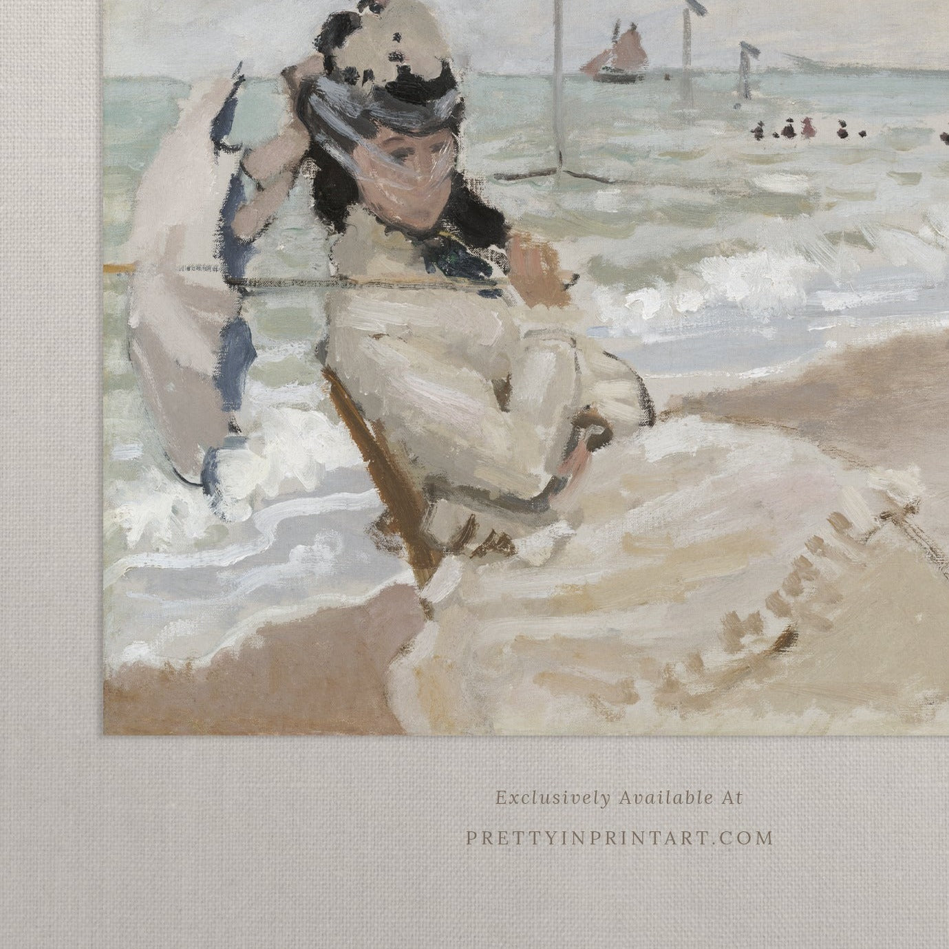 Vintage Beach Art 00522 | Unframed