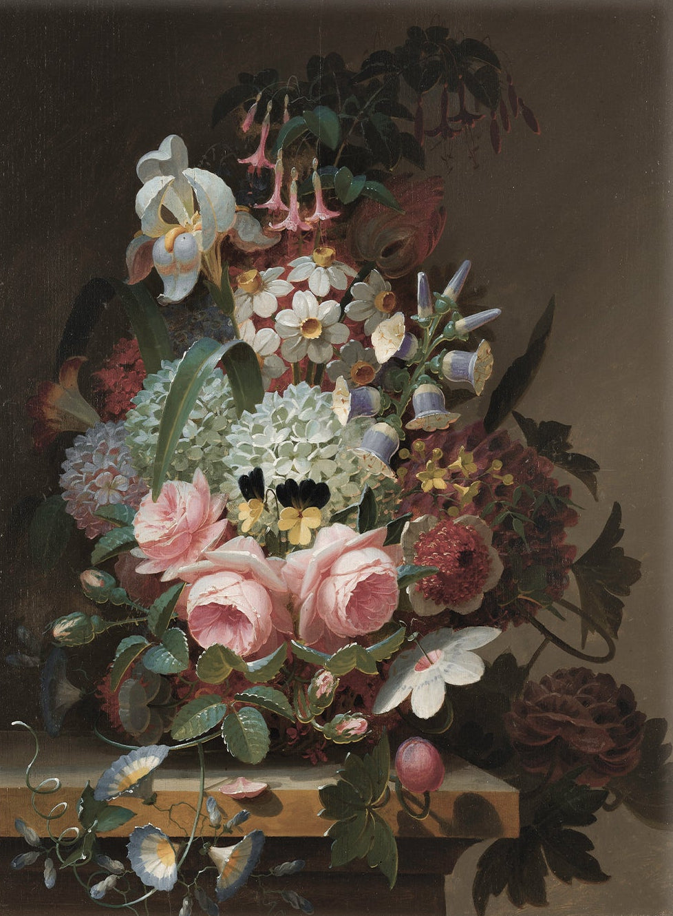 Vintage Flower Art 00511 | Unframed