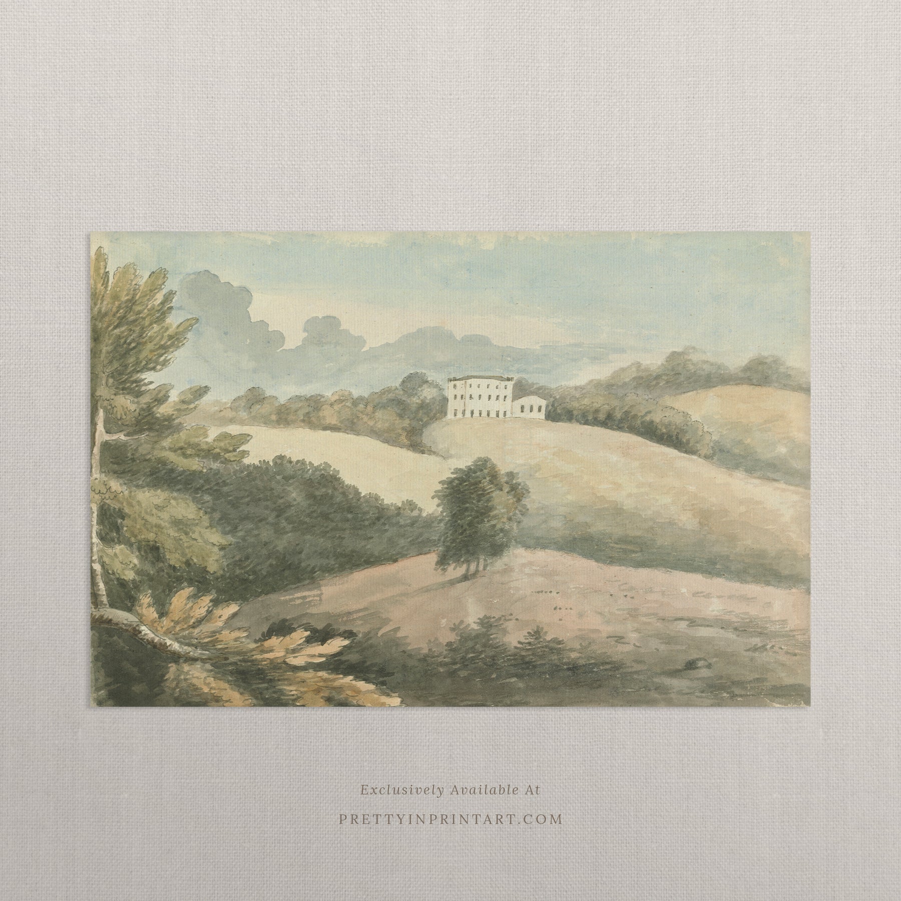 Vintage Landscape Art 00512 | Unframed