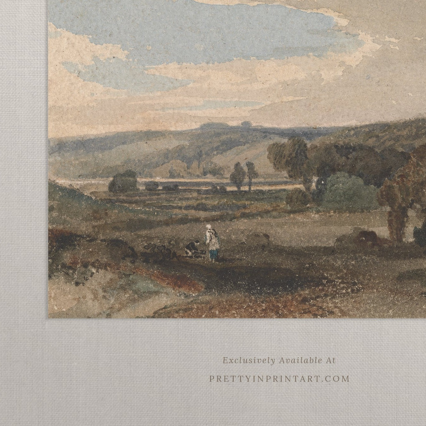 Vintage Landscape Art Print 00516 | Unframed