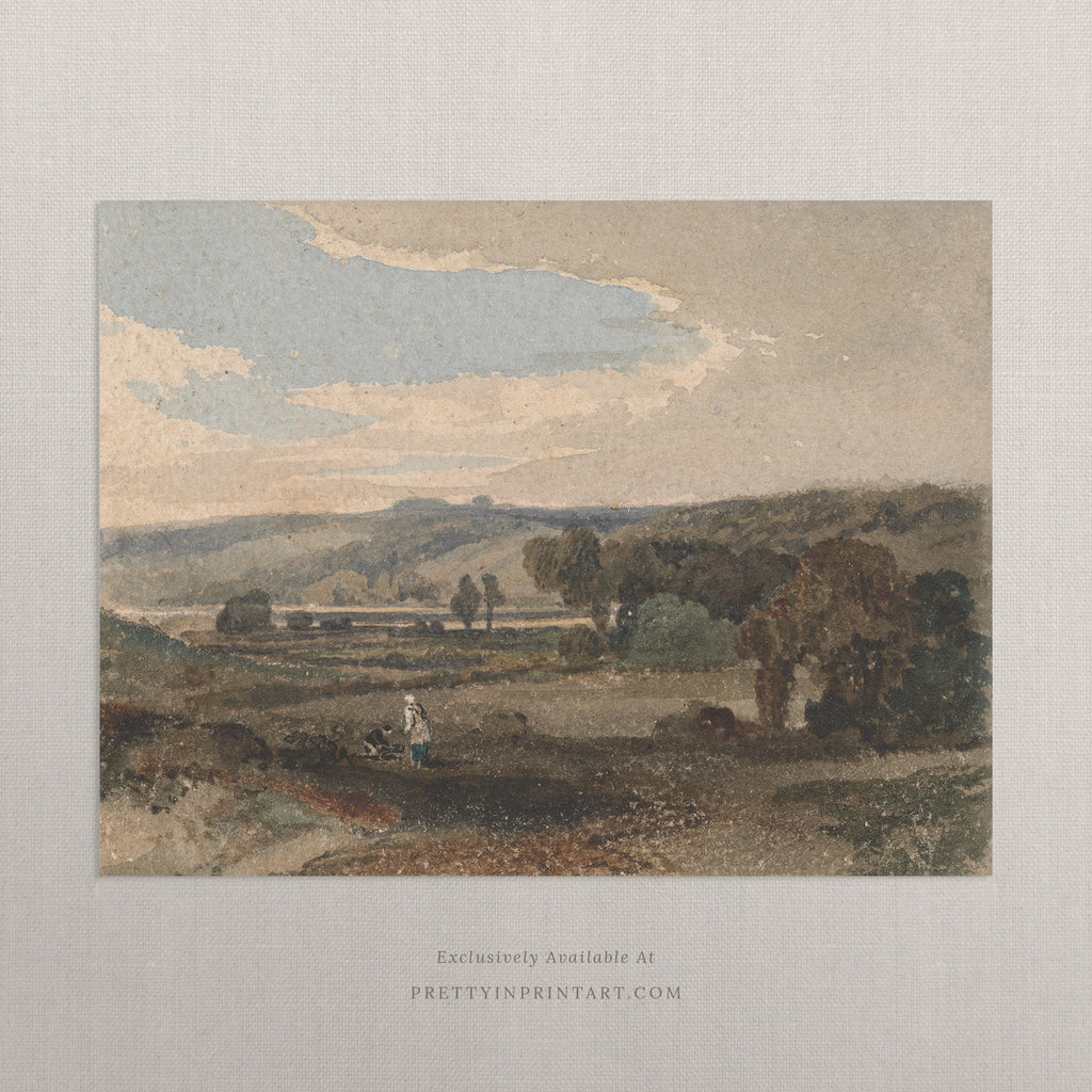 Vintage Landscape Art 00516 Unframed Pretty in Print Art Ltd