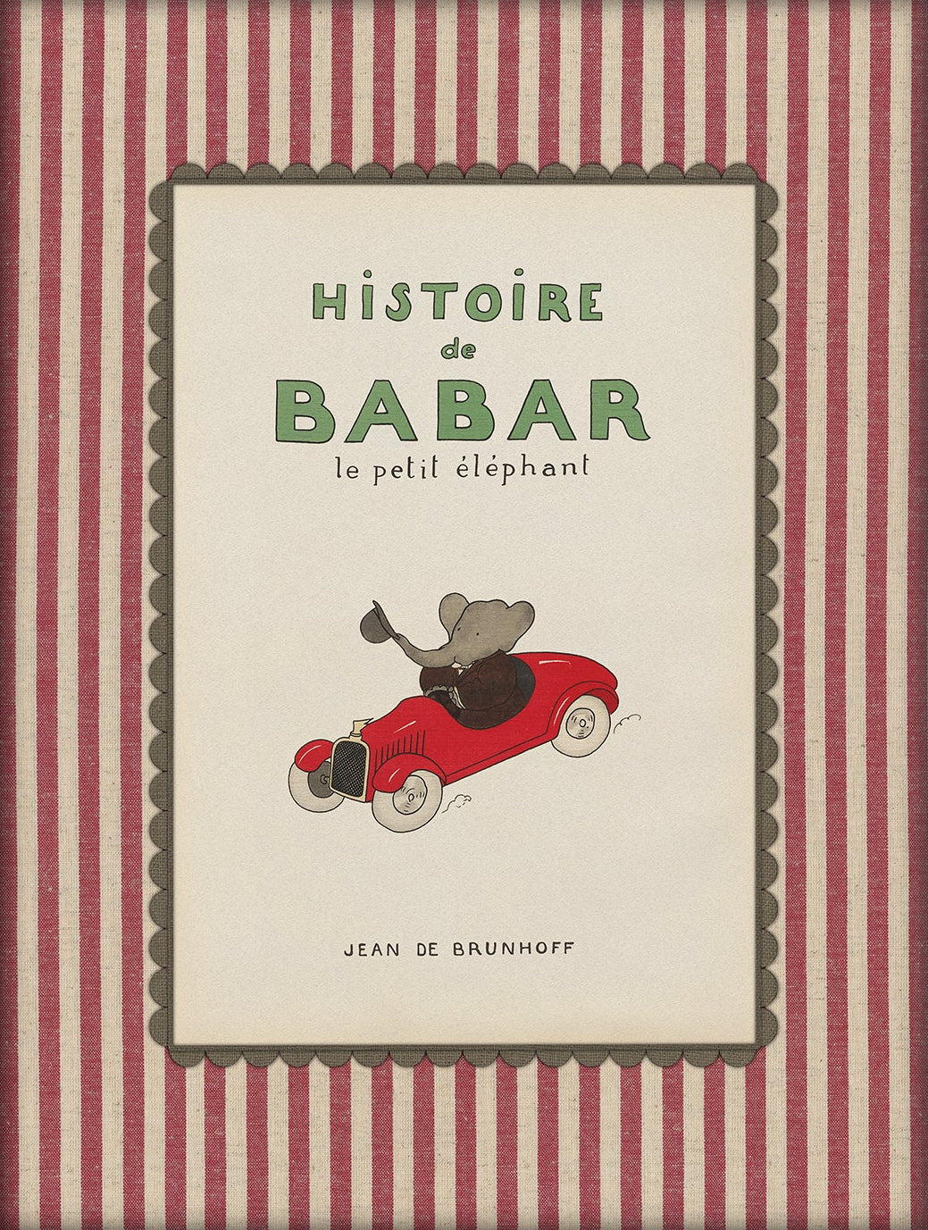 Babar Nursery Art Print 008 | Unframed